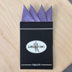 Linea Uomo Purple Pocket Square